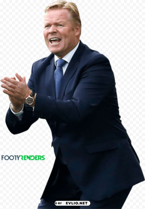 Download ronald koeman HighResolution Isolated PNG with Transparency png images background ID b62bba75