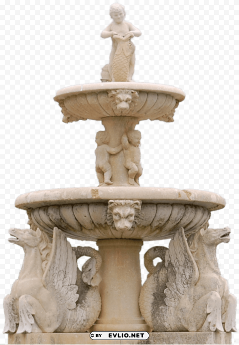 2 stage fountain PNG photo without watermark