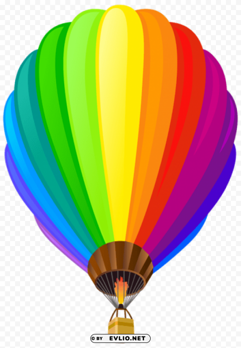 hot air balloon Transparent Background PNG Isolated Icon
