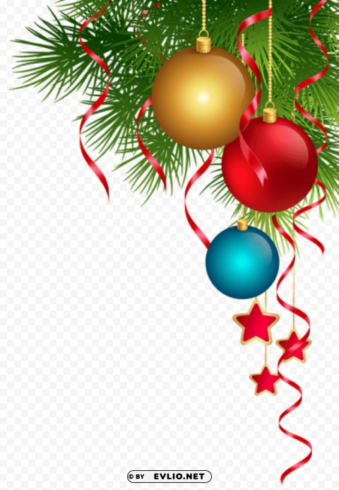 transparent christmas decoration PNG high resolution free