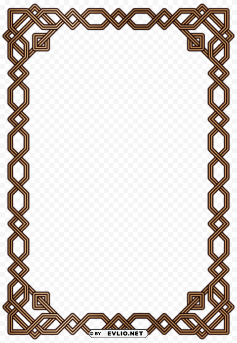 decorative border frame PNG transparent graphics for projects