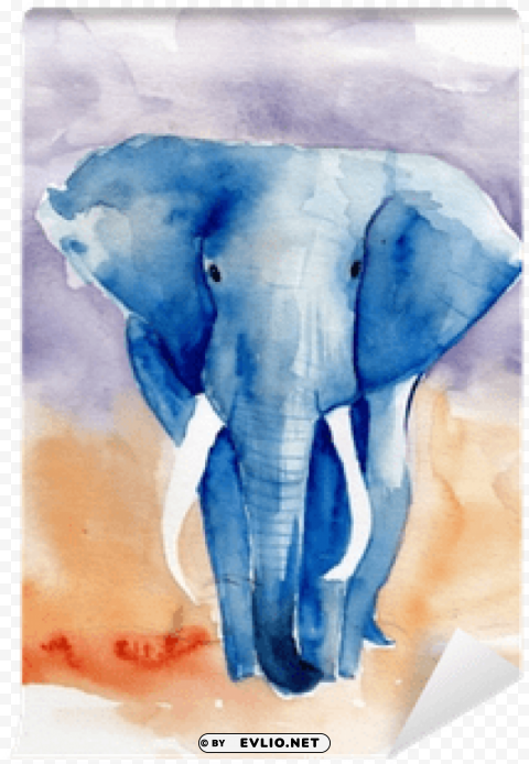 Gallery Direct Blue Elephant Framed Painting Print Transparent PNG Pictures Complete Compilation