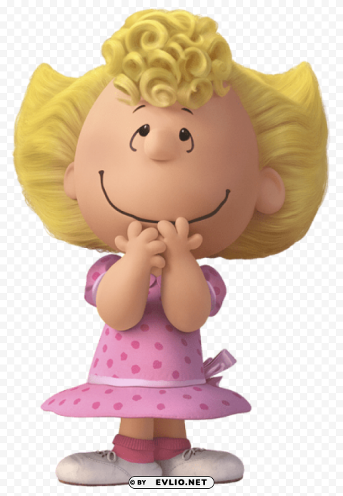 sally the peanuts movie cartoon PNG transparent stock images