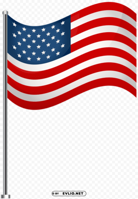 Usa Waving Flag Transparent PNG Pictures Without Background