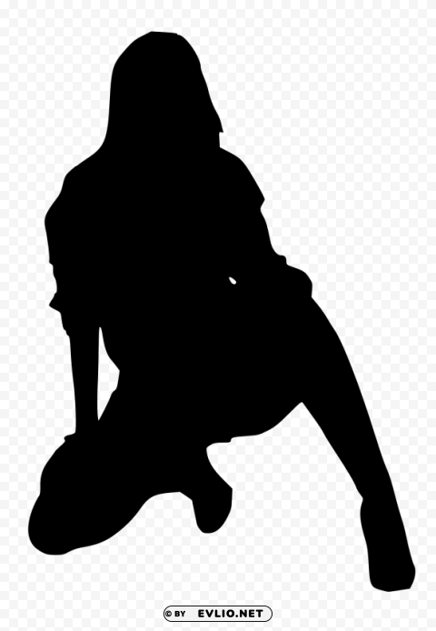 Woman Silhouette PNG Files With Alpha Channel Assortment