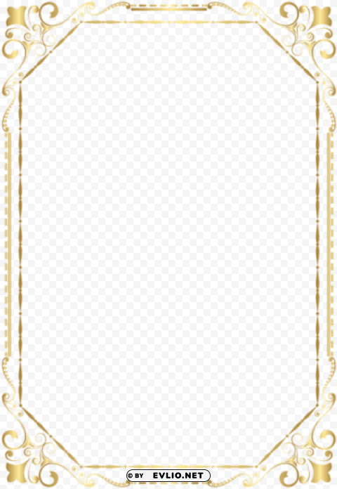 a4 certificate border design Isolated Graphic with Clear Background PNG