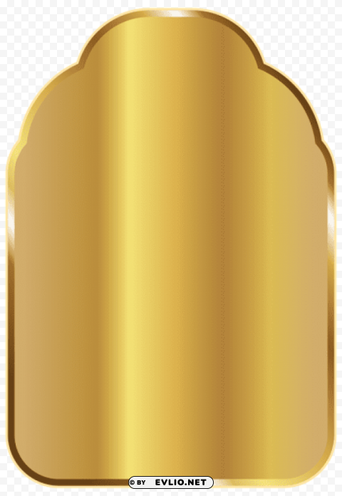 golden label template PNG without watermark free