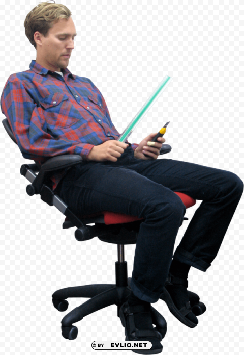 sitting man Free PNG images with transparency collection