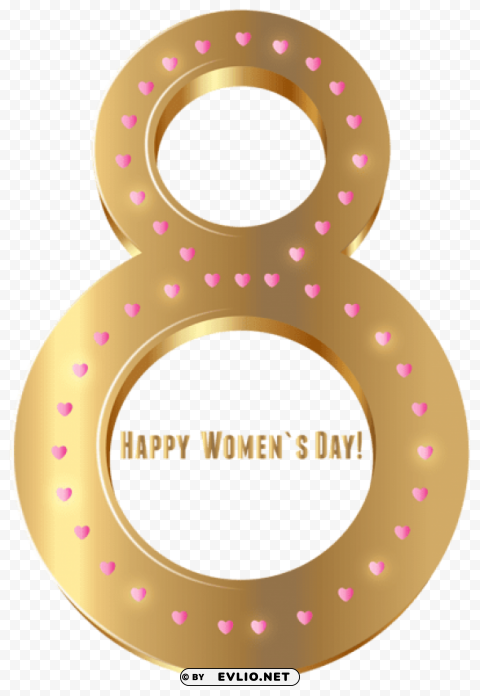 women's day gold transparent Free PNG download no background png images background -  image ID is c0060e86