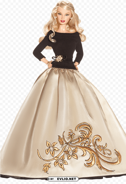 barbie com collectible dolls PNG Graphic with Transparent Isolation