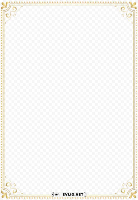 gold border frame PNG images without subscription