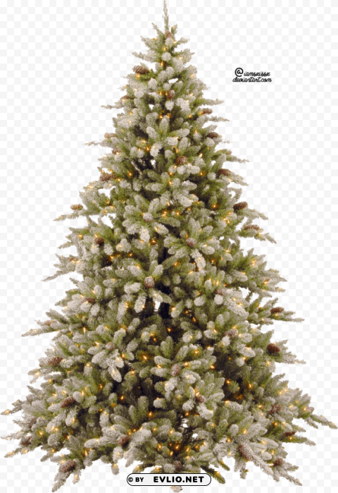 christmas tree PNG cutout clipart png photo - e38fbb4f