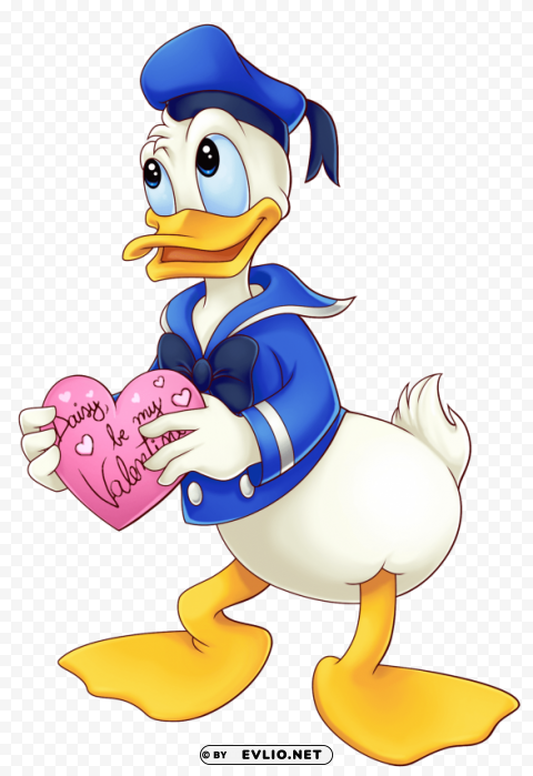 Donald Duck Clean Background Isolated PNG Graphic Detail