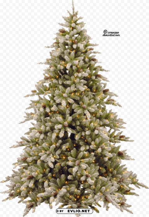 free fir-tree pic images - 7ft pre lit snowy christmas tree PNG transparent design bundle