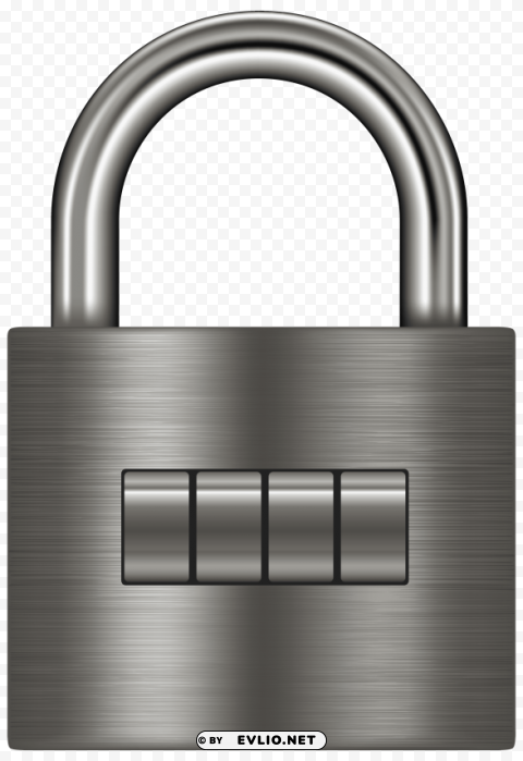 silver padlock PNG files with alpha channel assortment