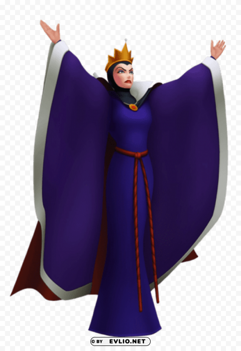 evil queen grimhild snow white princess PNG Image Isolated on Clear Backdrop