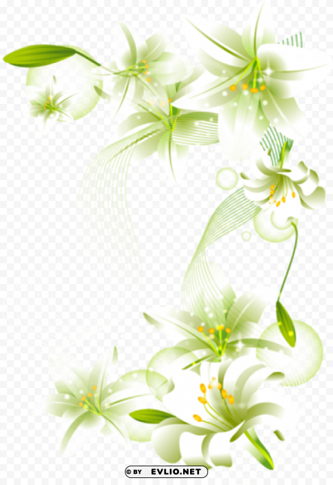 PNG image of white flowers element free transparent High-resolution PNG images with transparency with a clear background - Image ID 3efdf52c