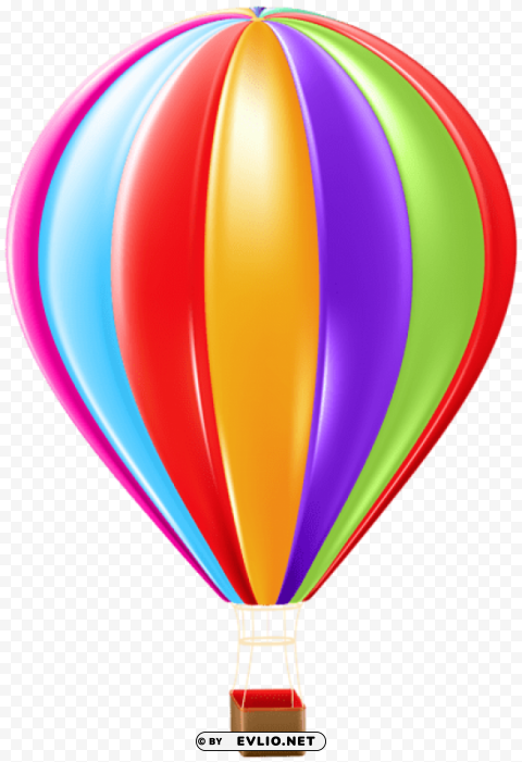 hot air balloon Transparent background PNG images complete pack