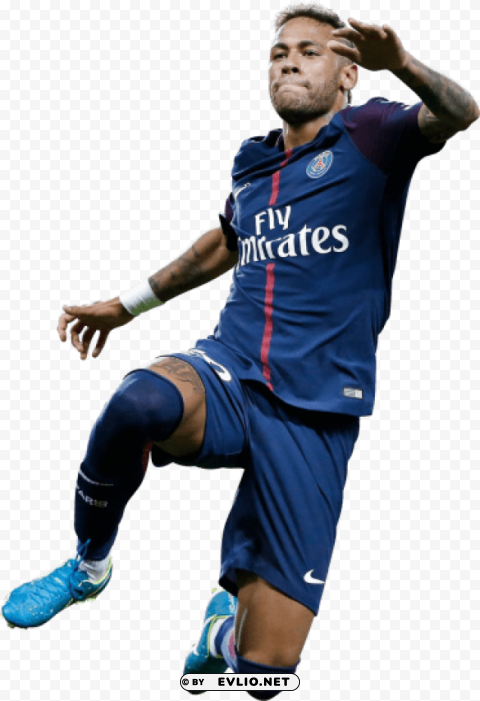 neymar Clear Background PNG Isolated Illustration