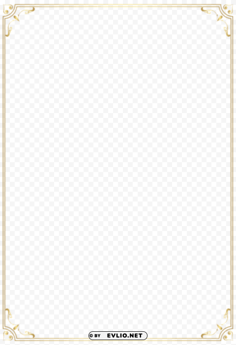 border gold frame PNG images without restrictions