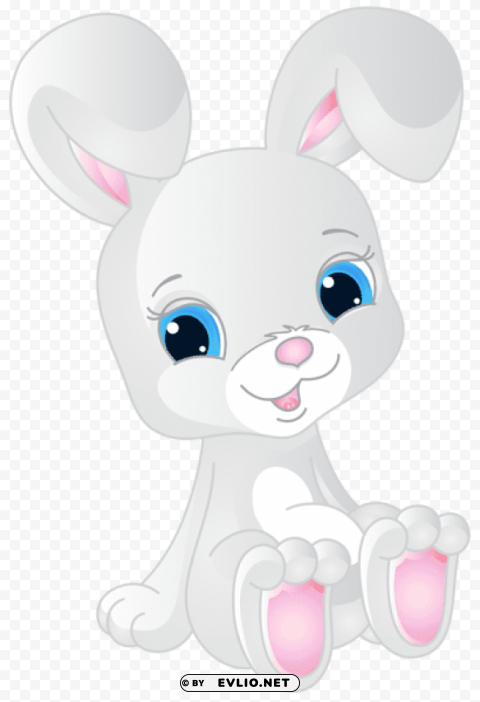 cute bunny Transparent graphics clipart png photo - 590ac69f