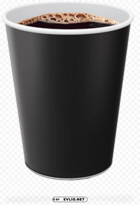 disposable cup of coffee PNG Image with Transparent Background Isolation