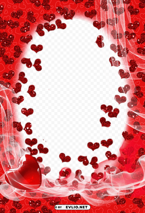 transparent redframe with hearts Clear PNG pictures comprehensive bundle