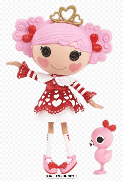 lalaloopsy queenie red heart PNG for digital design