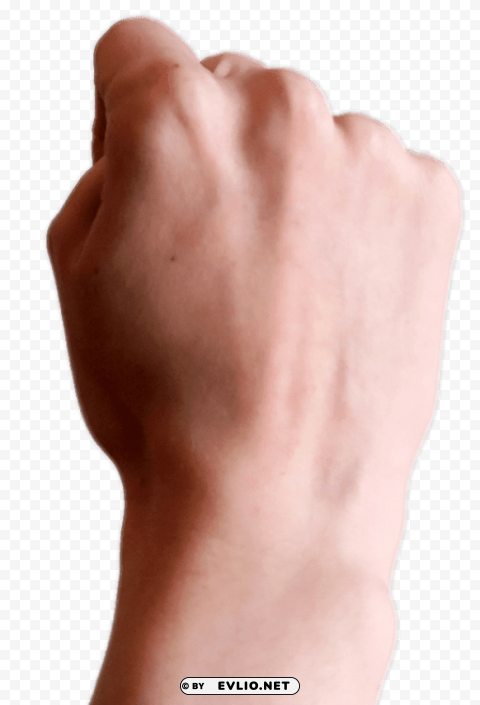 clenched fist upward PNG with no background for free