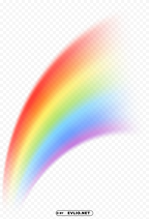 curved rainbow transparent PNG files with clear background collection