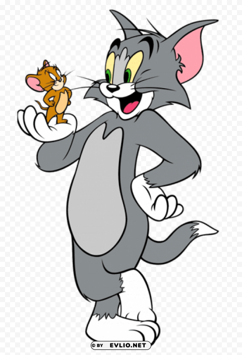 tom and jerrypicture Isolated Design in Transparent Background PNG clipart png photo - d9eeb86f