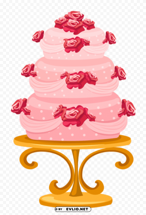 cake with roses Free download PNG images with alpha transparency PNG images with transparent backgrounds - Image ID 28d6db6a