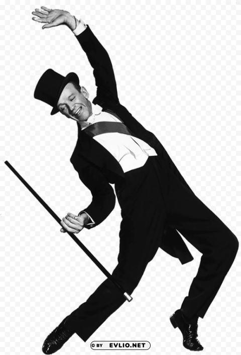 dancer fred astaire Transparent Background PNG Isolated Art