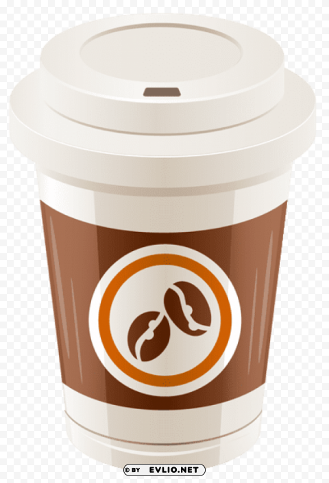 plastic coffee cup vector PNG transparency