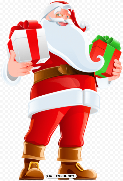 santa claus christmas PNG images with alpha transparency wide collection