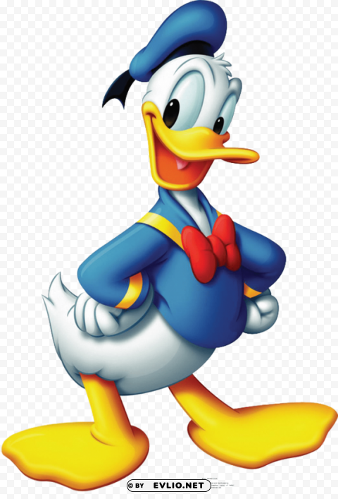donald duck happy PNG with Isolated Object