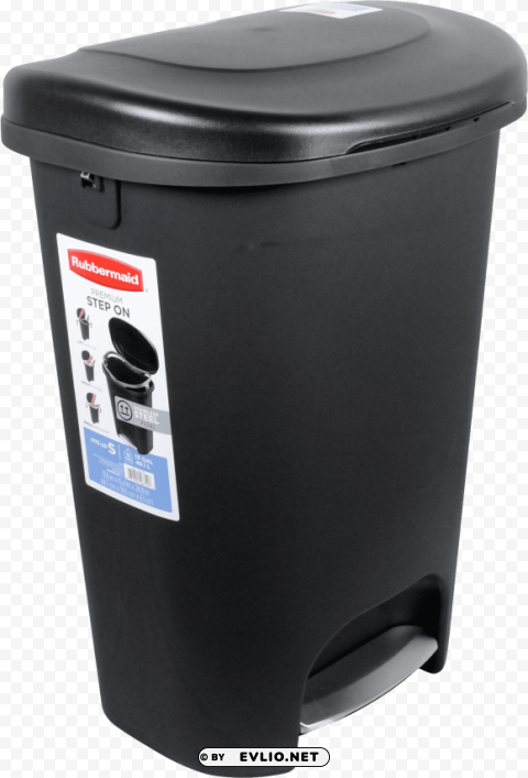 trash can Isolated Object on Transparent PNG