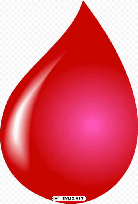 water drop in red color High-definition transparent PNG