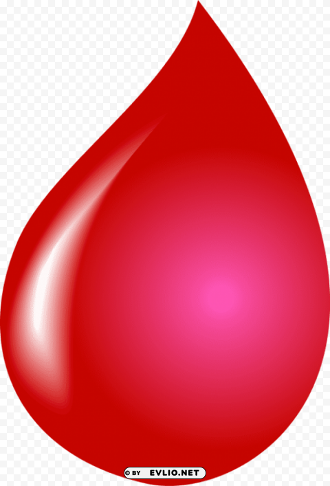 Water Drop In Red Color High-definition Transparent PNG