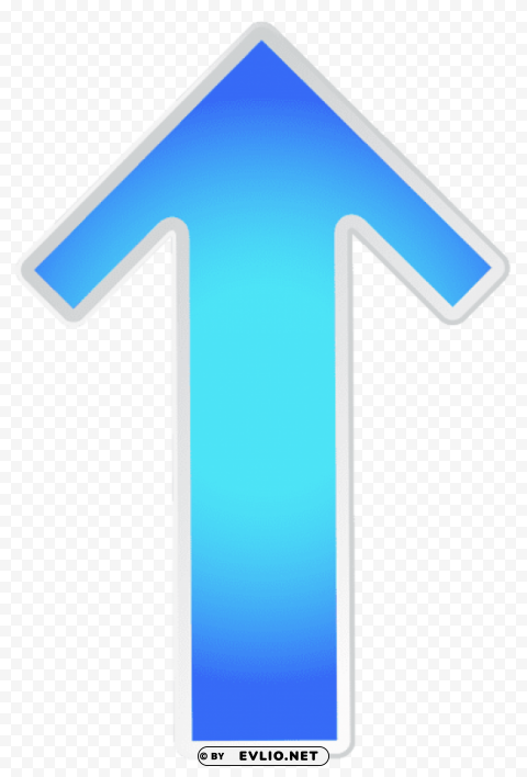 arrow up blue Isolated Object on HighQuality Transparent PNG