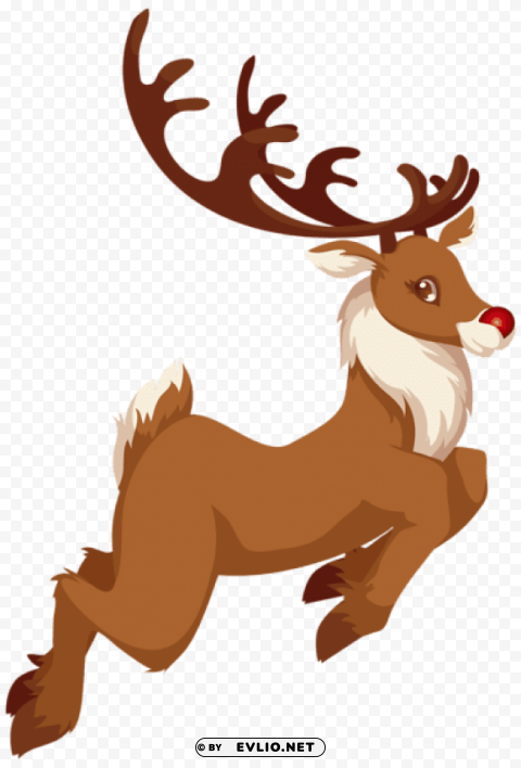 christmas rudolph PNG images with transparent canvas