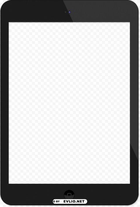 empty ipad tablet Isolated Subject in Transparent PNG