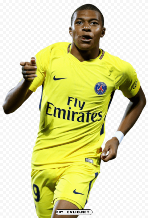 kylian mbappé Isolated Graphic in Transparent PNG Format