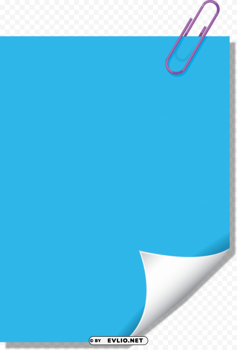 blue sticky notes Clear PNG graphics free