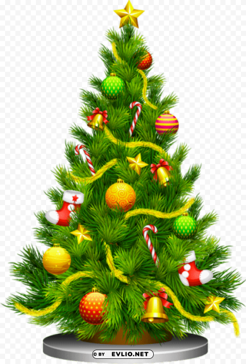  Christmas Tree PNG Image With Transparent Isolated Graphic Element