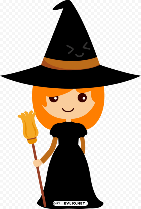 witchhalloween Transparent Background PNG Isolated Illustration