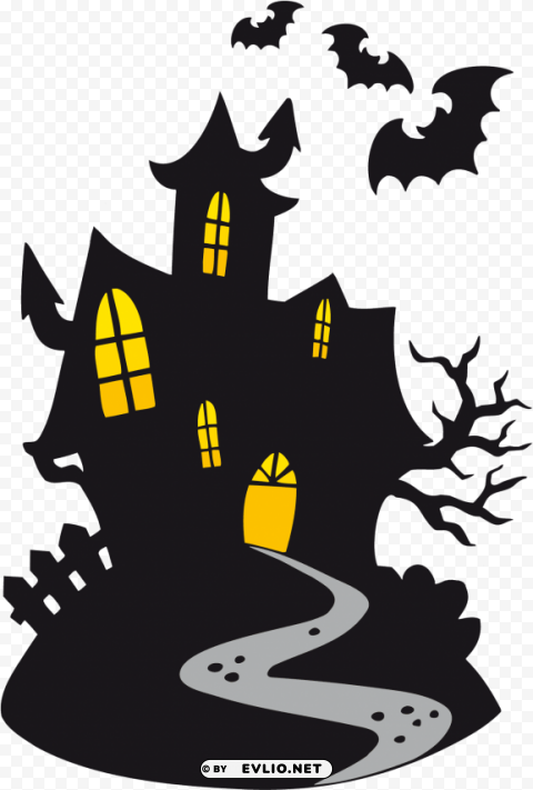 halloween haunted house Transparent background PNG artworks