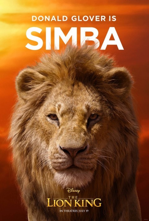 the Lion King 2019 Poster With Simba Transparent PNG vectors