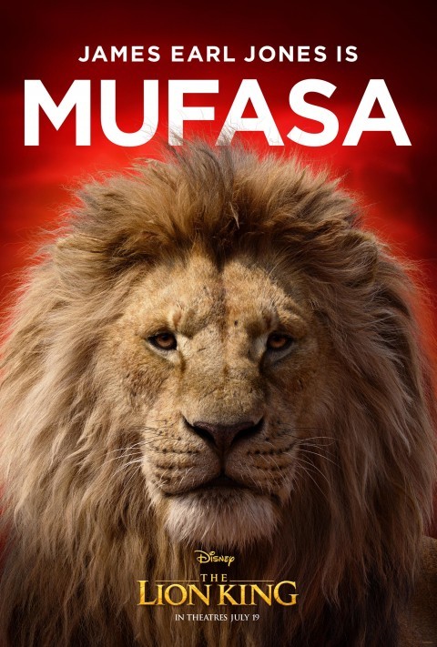 the Lion King 2019 Poster With mufasa Alpha channel transparent PNG