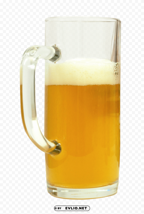 beer glass Isolated PNG Element with Clear Transparency